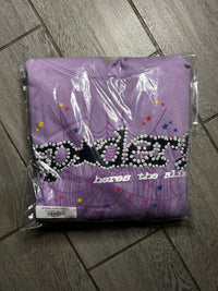 Sp5der Acai Hoodie 'Purple'