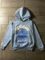Sp5der Web Hoodie 'Sky Blue'