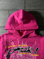 Sp5der P*nk Hoodie 'pink'