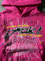 Sp5der P*nk Hoodie 'pink'