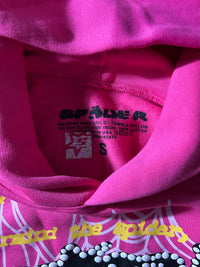 Sp5der P*nk Hoodie 'pink'