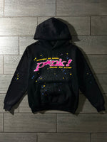 Sp5der P*nk Hoodie 'Black'