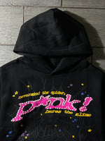 Sp5der P*nk Hoodie 'Black'