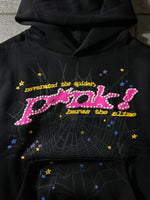 Sp5der P*nk Hoodie 'Black'