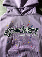 Sp5der Acai Hoodie 'Purple'