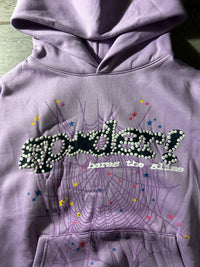 Sp5der Acai Hoodie 'Purple'