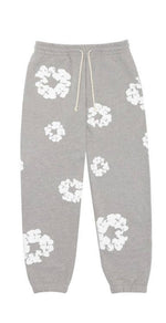 Denim Tears The Cotton Wreath Sweatpants 'Grey'