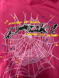 Sp5der P*nk Hoodie 'pink'