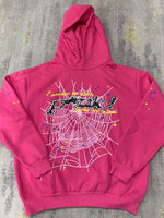 Sp5der P*nk Hoodie 'pink'