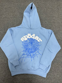 Sp5der Web Hoodie 'Sky Blue'