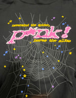 Sp5der P*nk Hoodie 'Black'