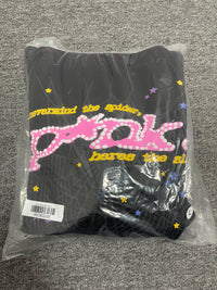 Sp5der P*nk Hoodie 'Black'