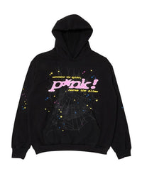Sp5der P*nk Hoodie 'Black'