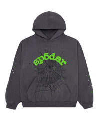 Sp5der Wait Web Hoodie 'Slate Grey'