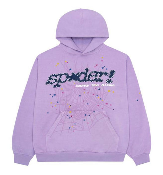 Sp5der Acai Hoodie 'Purple'