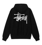 Stussy Basic Pigment Dyed Hoodie 'Black'