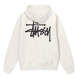 Stussy Basic Pigment Dyed Hoodie 'Heather Grey'